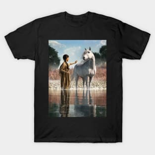 Taming the White Mustang T-Shirt